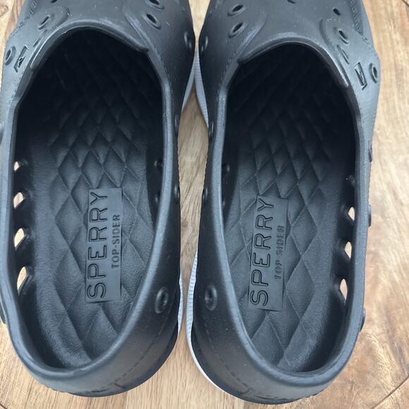 Sperry Top-Sider Top-Sider A/O Float Women's Size 11M Black White Boat Shoes NEW - Picture 11 of 15